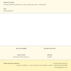 Soporte Armario Central 5Cm Gris Plomo Cintacor - Storplanet