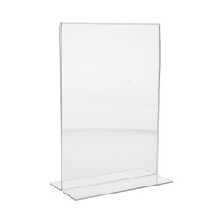 Soporte Cartel A5 De Metacrilato Transparente Grosor 2 Mm, 148 X 210 Mm