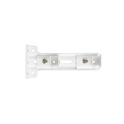 Soporte Lateral Doble Riel Reforzado Blanco, 2 Uds