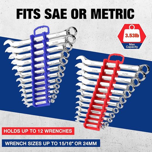 Soporte Magnético Para Llaves, Forma De Tira, 12 Posiciones, 280 X 56 X 45 Mm