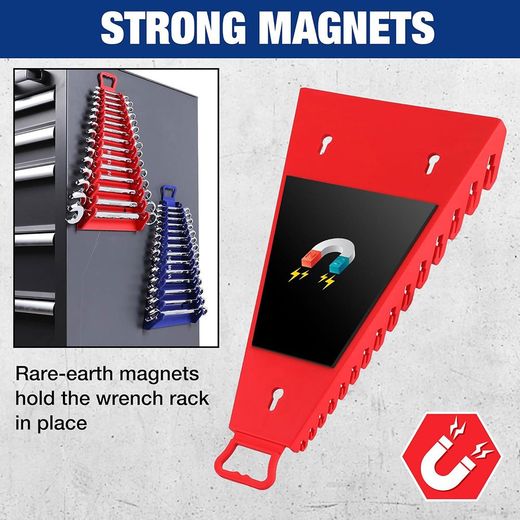 Soporte Magnético Para Llaves, Triangular, 15 Posiciones, 345 X 188 X 48 Mm