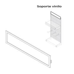 Soporte Para Vinilos Blanco Modelo 00030