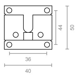 Soporte Rodillos Pr13 Zincado