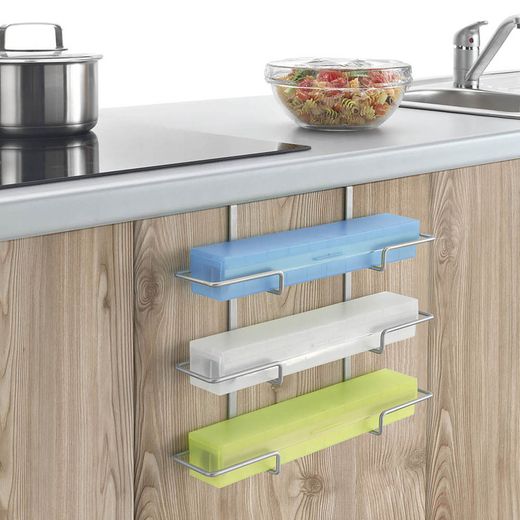 Soporte Triple De Puerta Para Film/Aluminio 'Galileo' 36X9X30Cm Metaltex
