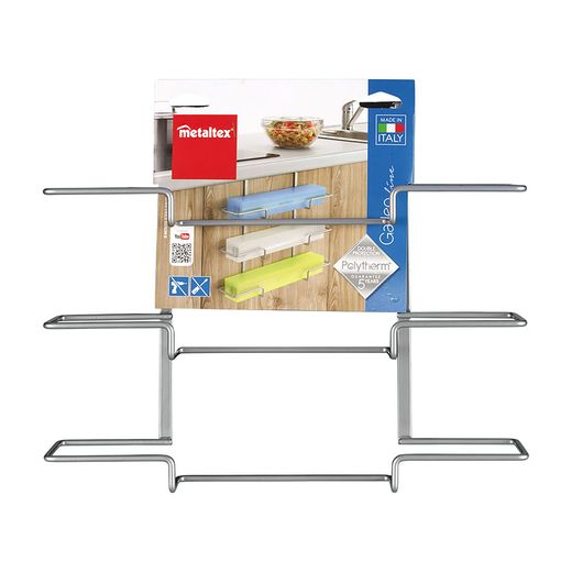 Soporte Triple De Puerta Para Film/Aluminio 'Galileo' 36X9X30Cm Metaltex