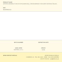 Soporte Universal Tv De 26-55 Pulgadas 50 Kg  Con Dos Brazos Y Oscilante Con Nivel Incluido