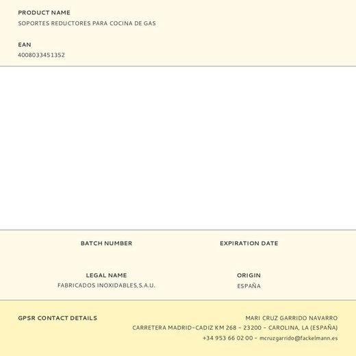 Soportes Reductores Para Cocina De Gas