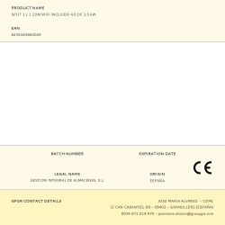 Split 1 X 1 Con Wifi Incluido 4.0 Dc 3.5 Kw