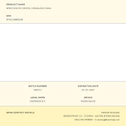 Spray Efecto Cristal Congelado 150Ml