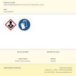 Spray Mantenimiento De Cuchillas De Cortasetos, 250 Ml