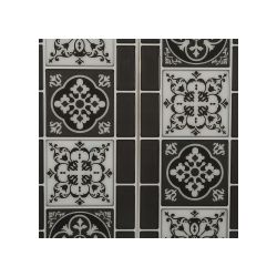 Sticker Decorativo Modelo Azulejo Negro 30,5 X 25 X 0.3 Cm, Pack 2 Uds