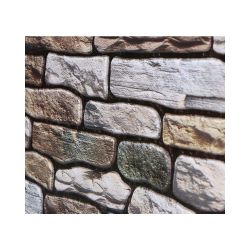 Sticker Imitacion Muro Color Marron 30 X 30 Cm, Pack 2 Uds