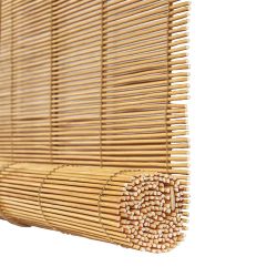 Estor Enrollable Bambú Ocre Mango 120 X 175 Cm