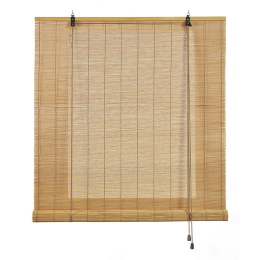 Estor Enrollable Bambú Ocre Mango 150 X 175 Cm