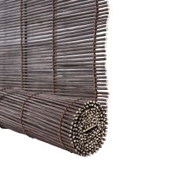 Estor Enrollable Bambú Ocre Wengue 120 X 175 Cm