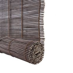 Estor Enrollable Bambú Ocre Wengue 120 X 175 Cm