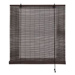 Estor Enrollable Bambú Ocre Wengue 150 X 175 Cm
