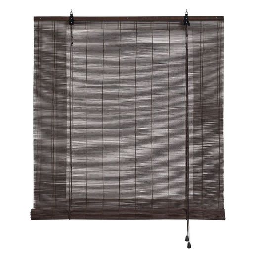 Estor Enrollable Bambú Ocre Wengue 150 X 175 Cm