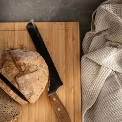 Tabla De Corte De Bambú 45 X 35 X 5 Cm