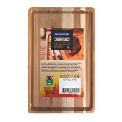 Tabla De Corte De Madera Acabado Natural 34 X 23,3 X 1,8 Cm