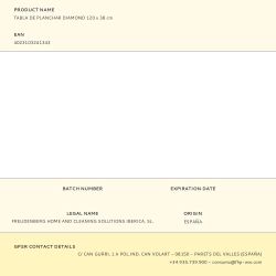 Tabla De Planchar Diamond 120 X 38 Cm