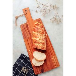 Tabla Para Cortar Y Servir Con Mango, 37,5 X 19,5 X 1,8 Cm