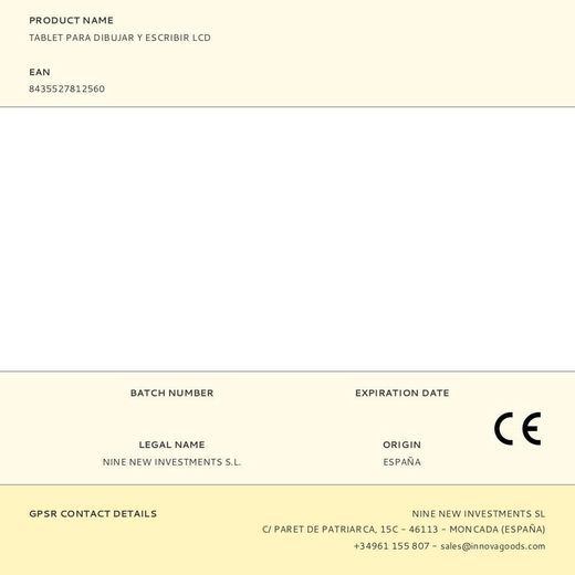 Tablet Para Dibujar Y Escribir Lcd