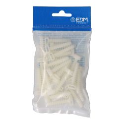 Taco Para Brida N°8 Blanco 25 Unid.