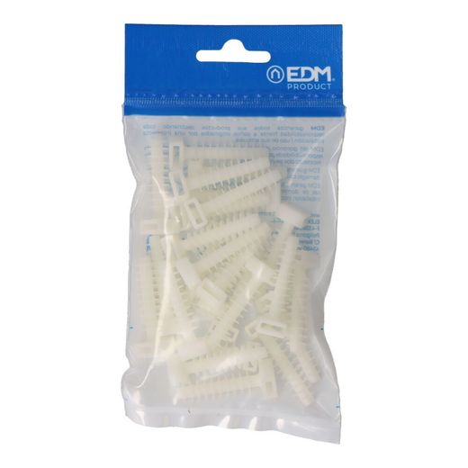 Taco Para Brida N°8 Blanco 25 Unid.