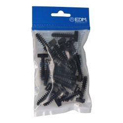 Taco Para Brida N°8 Negro 25 Unid.