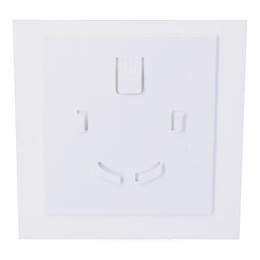 Tapa 175 X 175 Mm Color Blanco Brillante Para Extractor 08413 Ø10Cm Edm