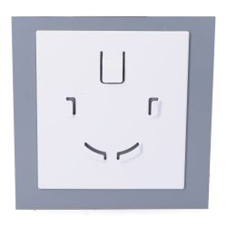 Tapa 175 X 175Mm Color Gris Aluminio Cepillado Para Extractor 08413 Ø10Cm Edm