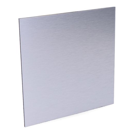 Tapa 175 X 175Mm Color Gris Aluminio Cepillado Para Extractor 08413 Ø10Cm Edm