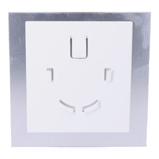 Tapa 175X175 Mm Cristal Blanco Mate Para Extractor 08413 Ø10Cm  Edm