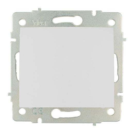 Tapa Ciega De Empotrar Blanco Serie Europa Solera Erp75