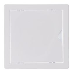 Tapa De Registro Cuadrada Empotrable Abs 15X15Cm Blanca