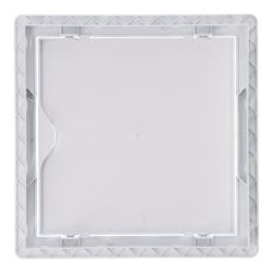 Tapa De Registro Cuadrada Empotrable Abs 15X15Cm Blanca