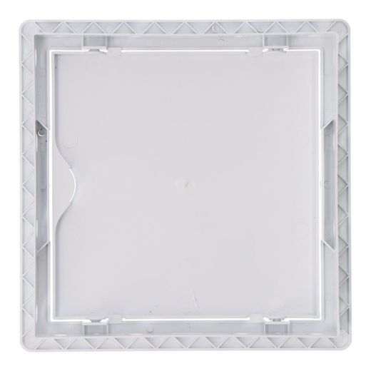 Tapa De Registro Cuadrada Empotrable Abs 15X15Cm Blanca