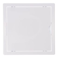 Tapa De Registro Cuadrada Empotrable Abs 20X20Cm Blanca