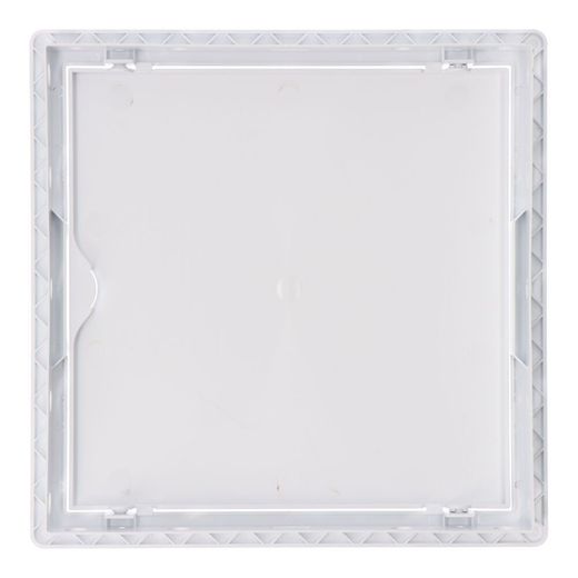 Tapa De Registro Cuadrada Empotrable Abs 20X20Cm Blanca