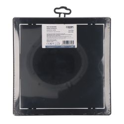 Tapa De Registro Cuadrada Empotrable Abs 20X20Cm Gris Antracita