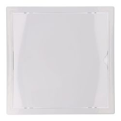 Tapa De Registro Cuadrada Empotrable Abs 30X30Cm Blanca