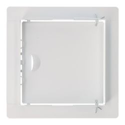 Tapa De Registro Cuadrada Empotrable Acero 15X15Cm Blanca