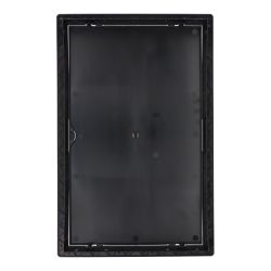 Tapa De Registro Rectangular Empotrable Abs 25X40Cm Gris Antracita