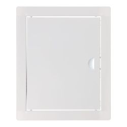 Tapa De Registro Rectangular Empotrable Acero 20X25Cm Blanca