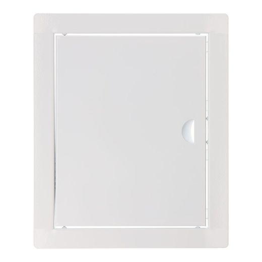 Tapa De Registro Rectangular Empotrable Acero 20X25Cm Blanca