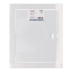 Tapa De Registro Rectangular Empotrable Acero 20X25Cm Blanca