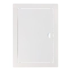 Tapa De Registro Rectangular Empotrable Acero 20X30Cm Blanca