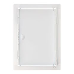 Tapa De Registro Rectangular Empotrable Acero 20X30Cm Blanca