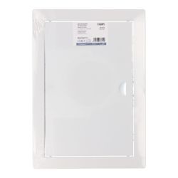 Tapa De Registro Rectangular Empotrable Acero 20X30Cm Blanca
